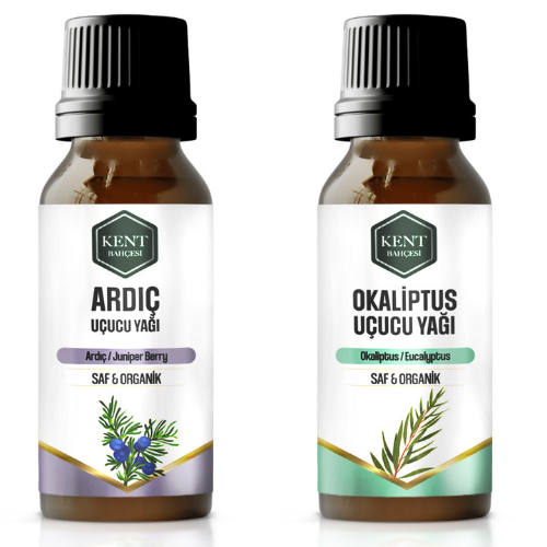 2 Li Uçucu Yağ Seti Ardıç + Okaliptüs 10 ml