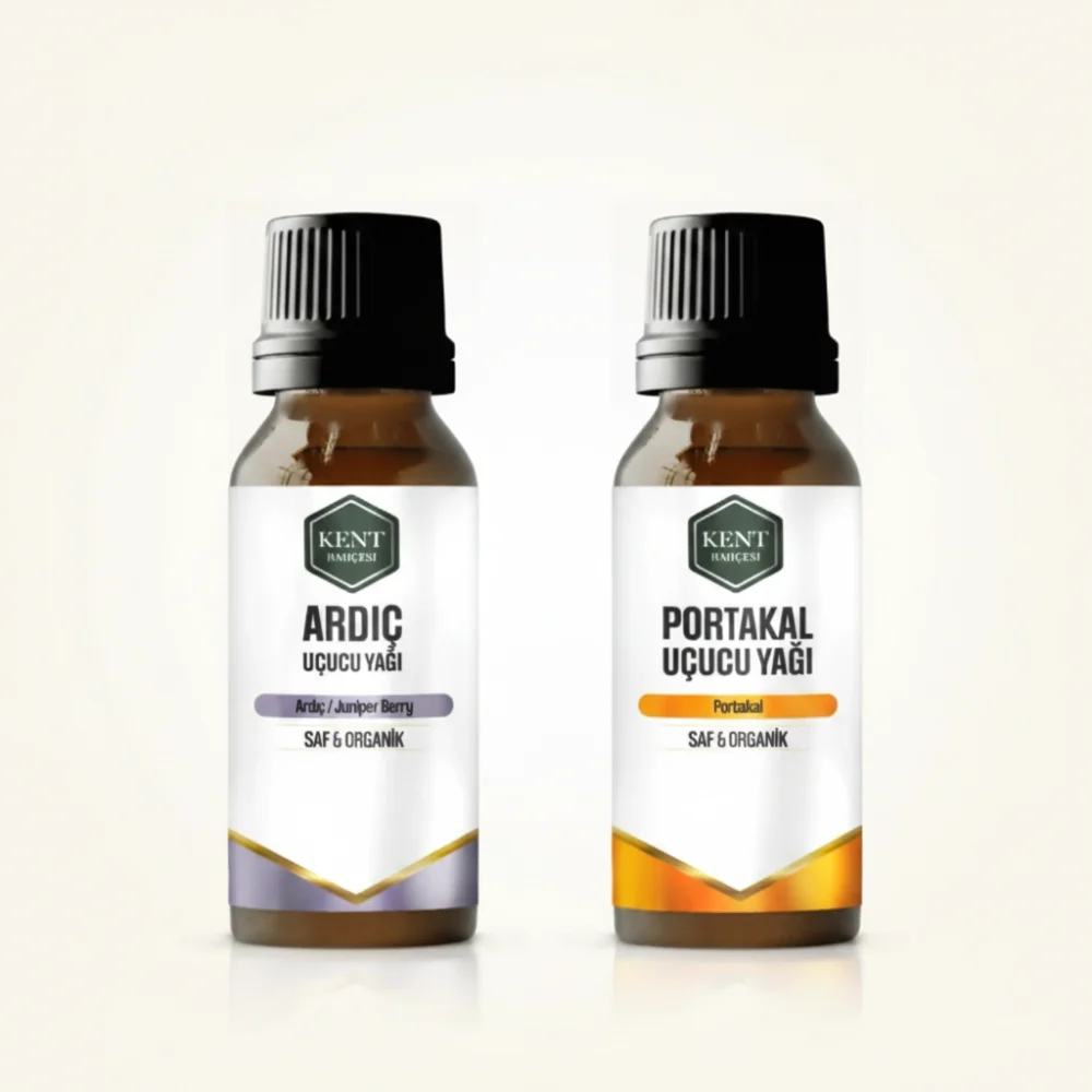 2 Li Uçucu Yağ Seti Ardıç + Portakal 10 ml