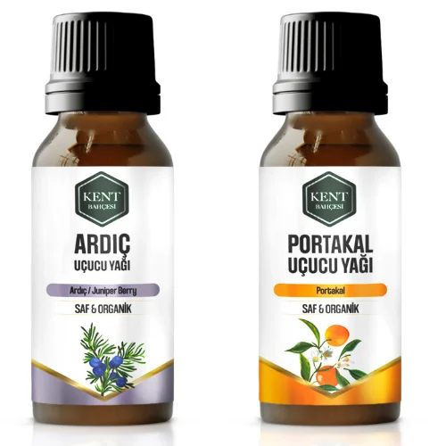 2 Li Uçucu Yağ Seti Ardıç + Portakal 10 ml