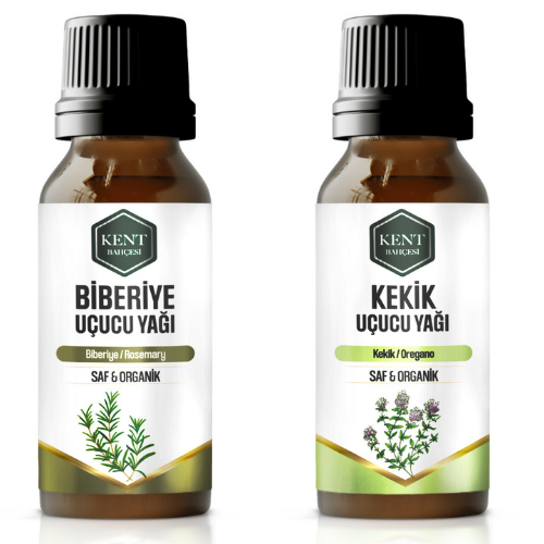 2 Li Uçucu Yağ Seti Biberiye + Kekik 10 ml
