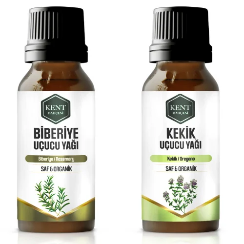 2 Li Uçucu Yağ Seti Biberiye + Kekik 10 ml