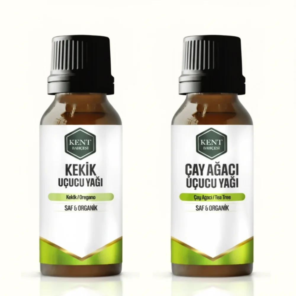 2 Li Uçucu Yağ Seti Kekik + Çay Ağacı 10 ml
