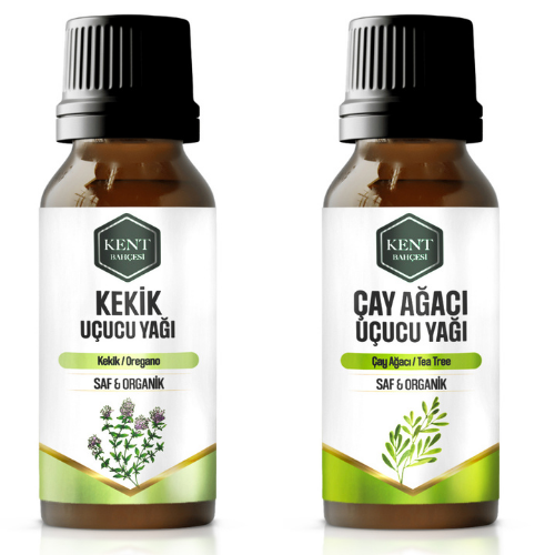 2 Li Uçucu Yağ Seti Kekik + Çay Ağacı 10 ml