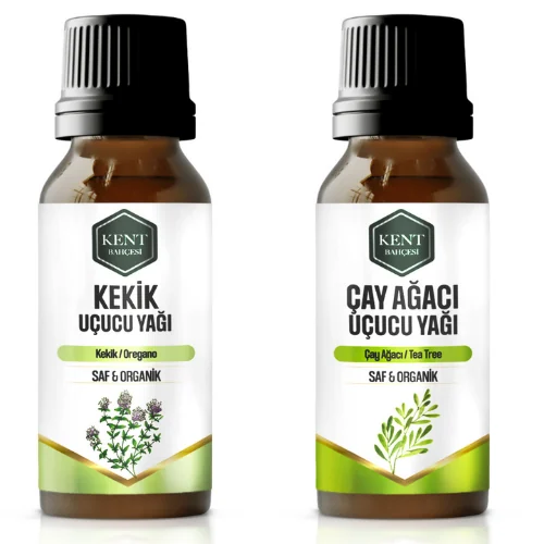 2 Li Uçucu Yağ Seti Kekik + Çay Ağacı 10 ml