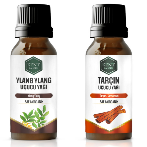 2 Li Uçucu Yağ Seti Tarçın + Ylang Ylang 10 ml