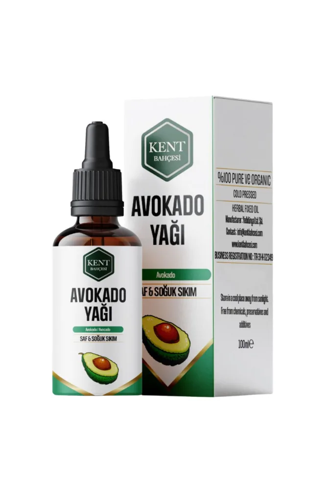 Avokado Çekirdeği Yağı 100 ml – Soğuk Sıkım