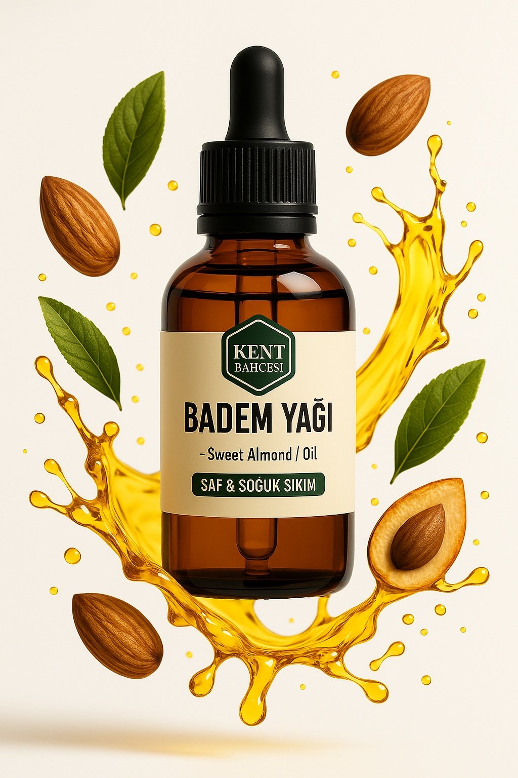 Badem Yağı Soğuk Sıkım 100 ml