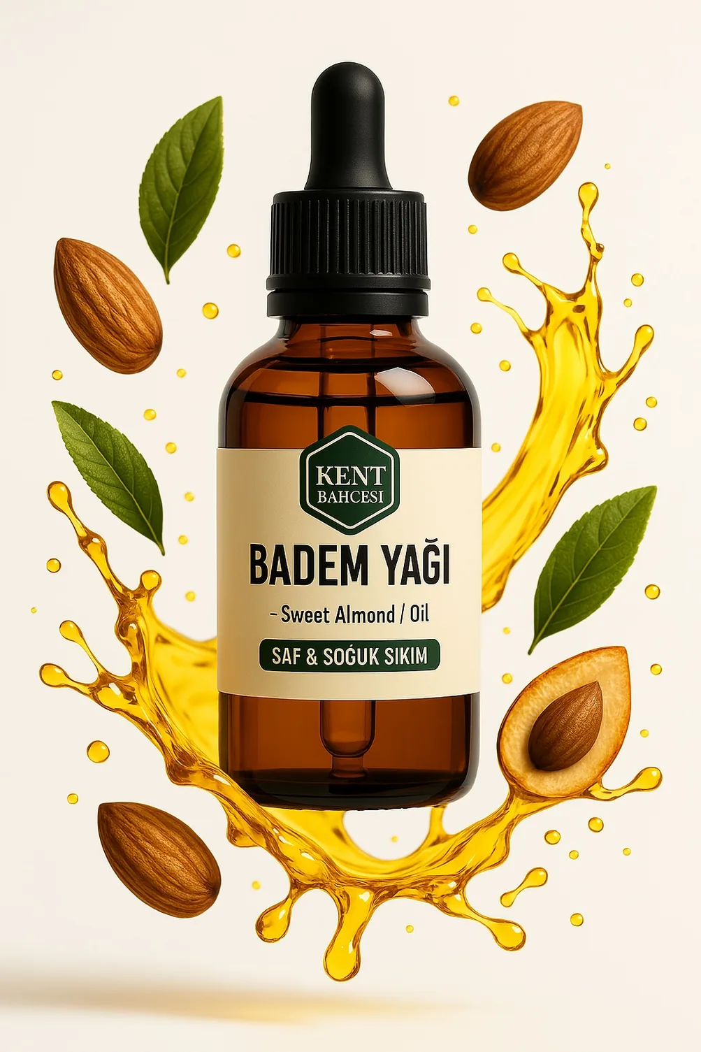 Badem Yağı Soğuk Sıkım 100 ml