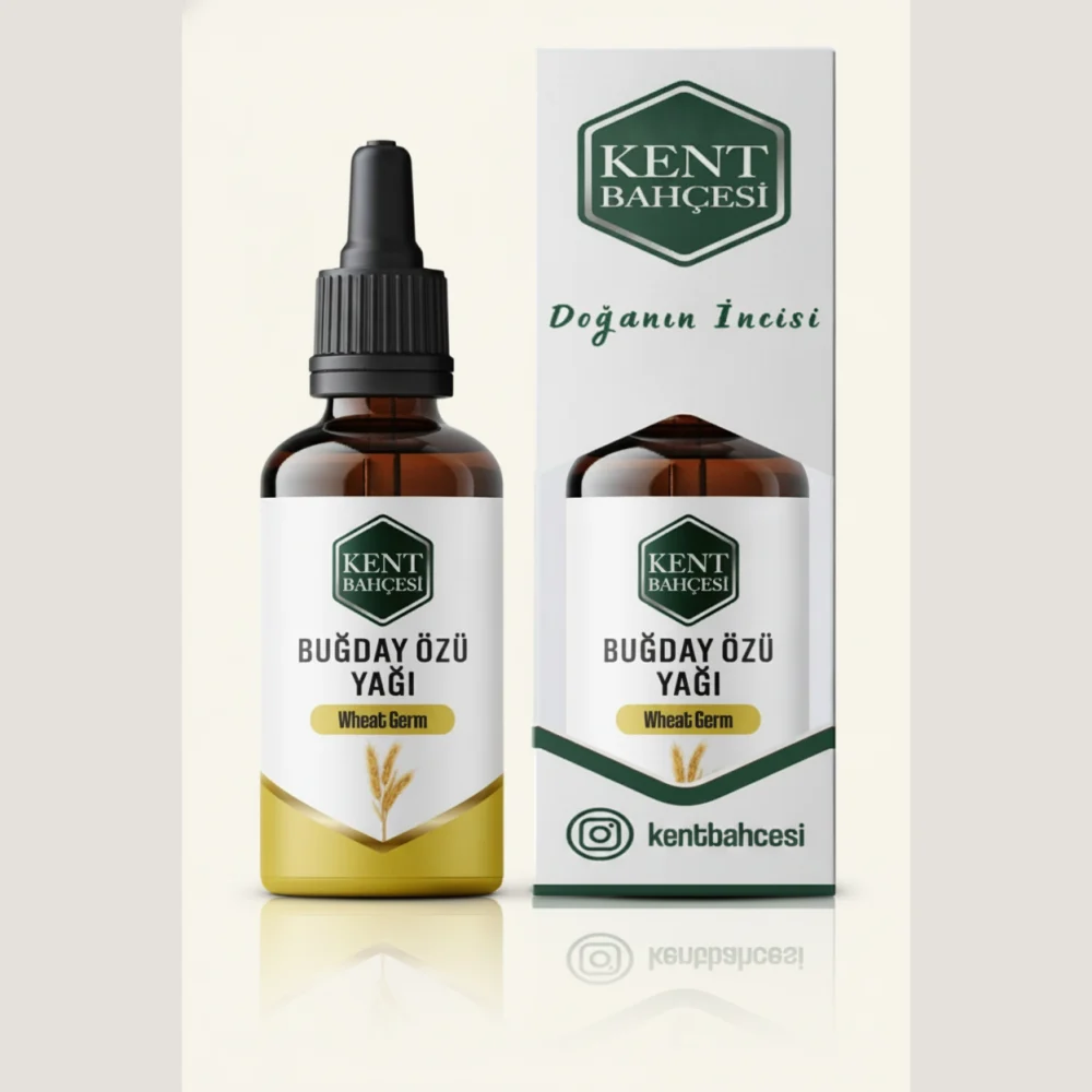 Kent Bahcesi Bugday Ozu Yagi 30 ml Soğuk Sıkım - Ruseym Yagi, Wheat Germ Oil, Saf