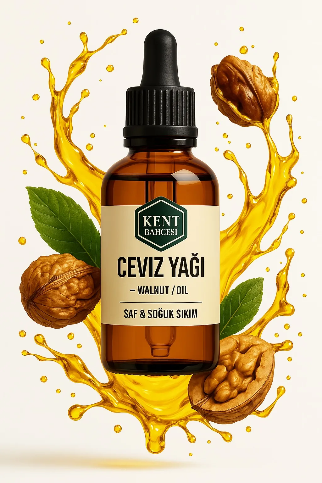 Ceviz Yağı 30 ml Soğuk Sıkım