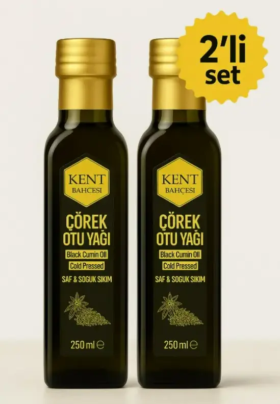 Çörek Otu Yağı 500 ml 2'li Paket (2x250 ml Ekonomik)