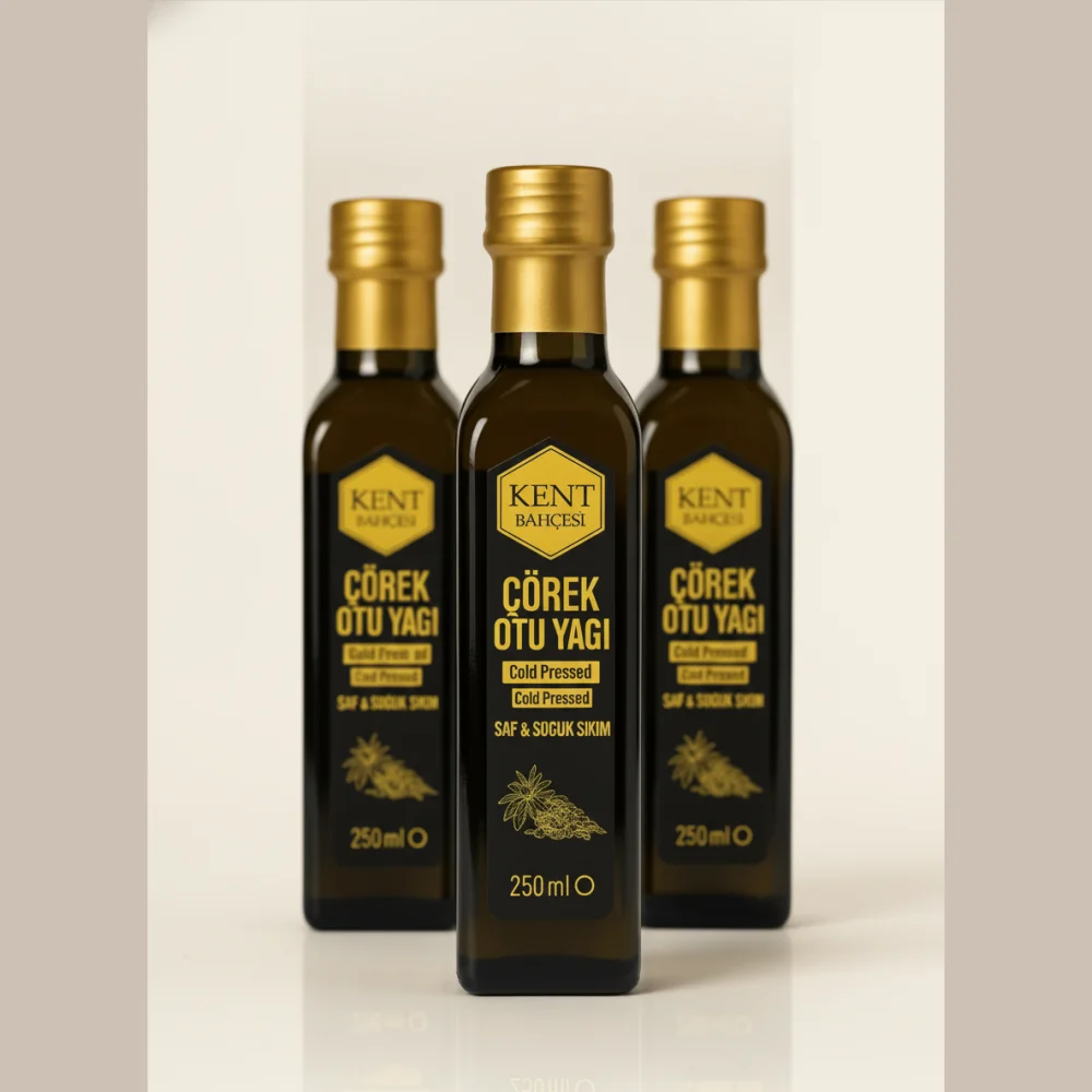 Çörek Otu Yağı 1 Litre Aile Paketi – 4 × 250 ml