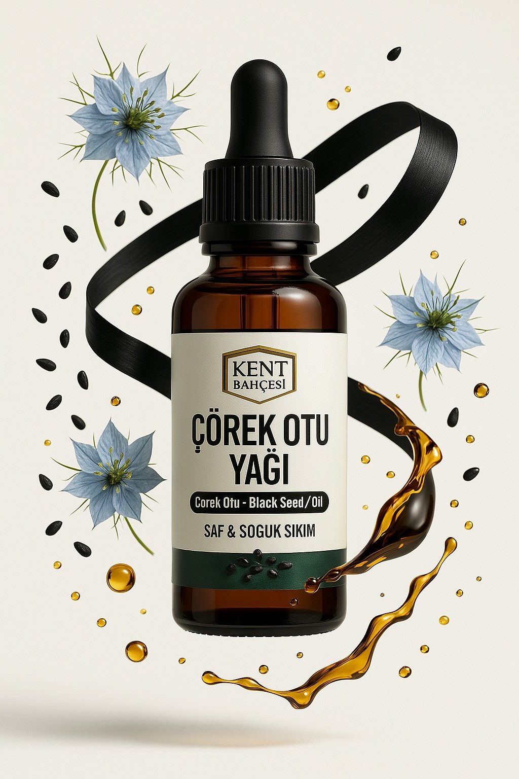 Çörek Otu Yağı Soğuk Sıkım Yumuşak İçim 30 Ml