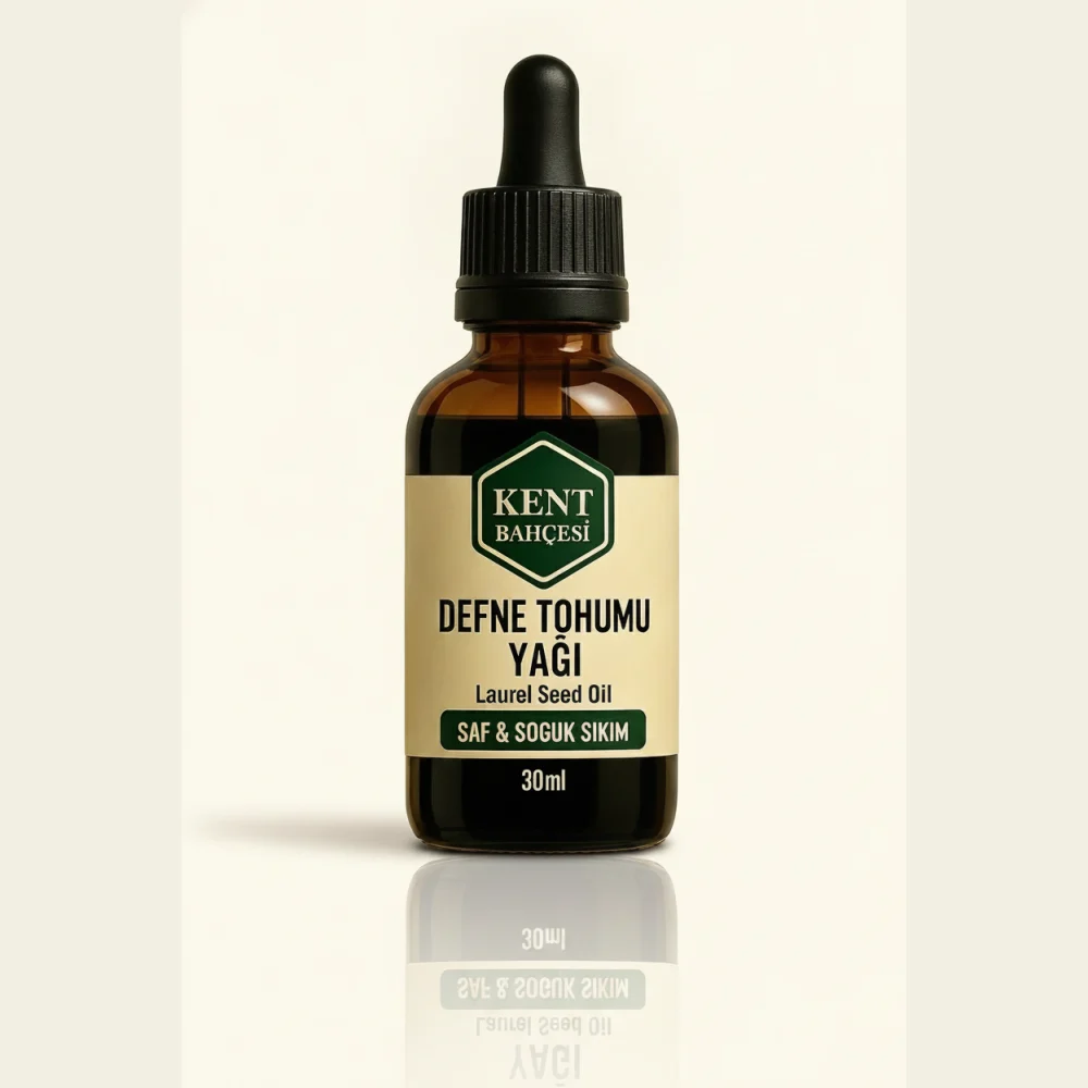 Kent Bahçesi Defne Tohumu Yağı 30 ml - Damlalıklı Cam Şişe