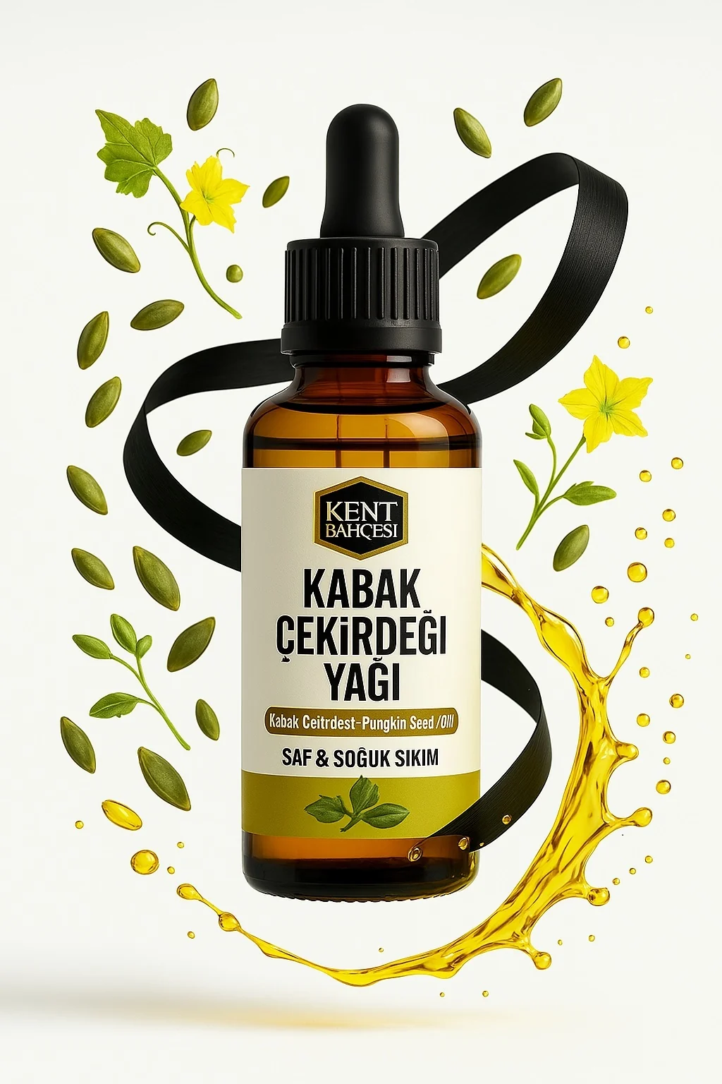 Kabak Çekirdeği Yağı Soğuk Sıkım 100 ML