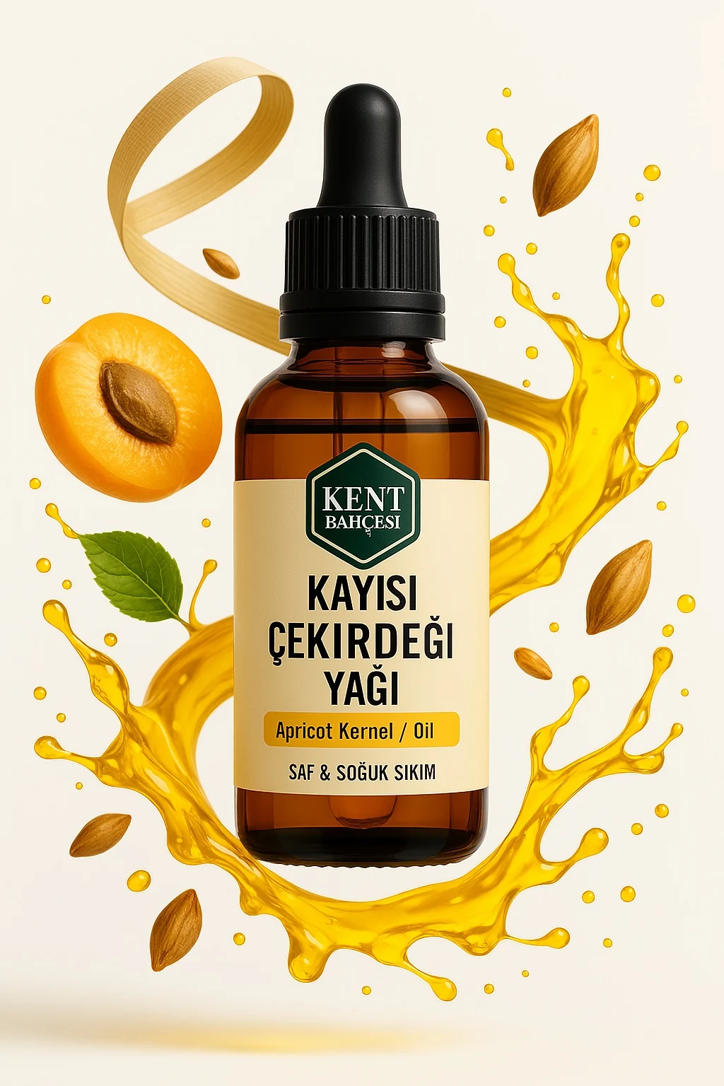 Kayısı Çekirdeği Yağı Soğuk Sıkım 100 ml