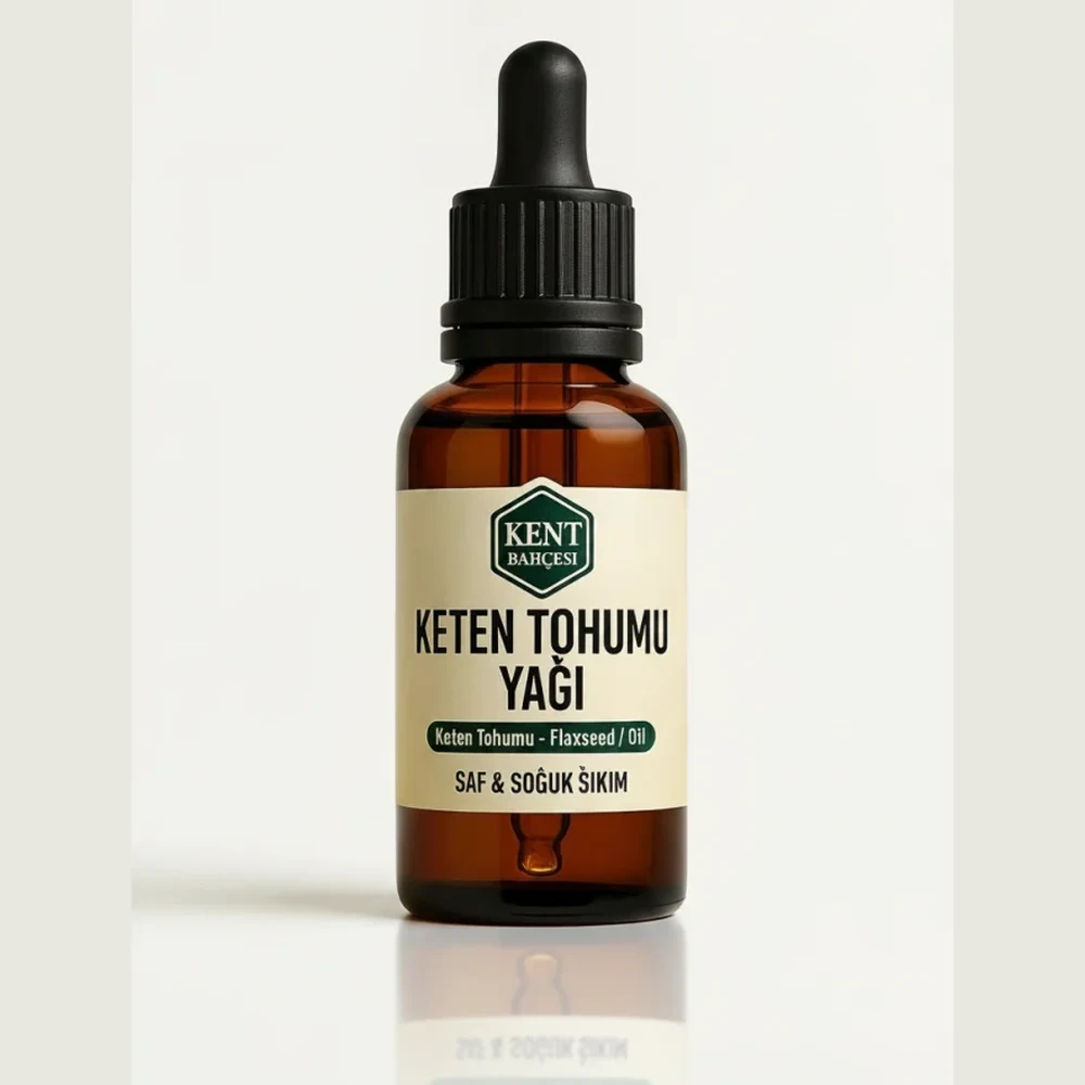 Keten Tohumu Yağı 30 ml – Soğuk Sıkım