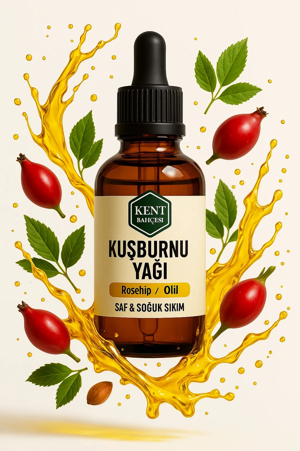 Kuşburnu Yağı Soğuk Sıkım 30 ML