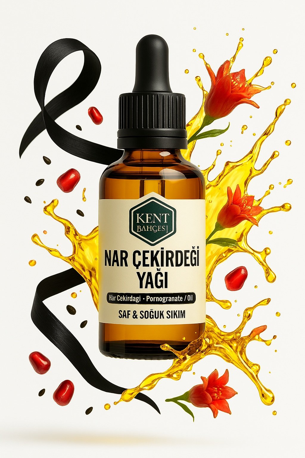 Nar Çekirdeği Yağı Soğuk Sıkım 100 ml